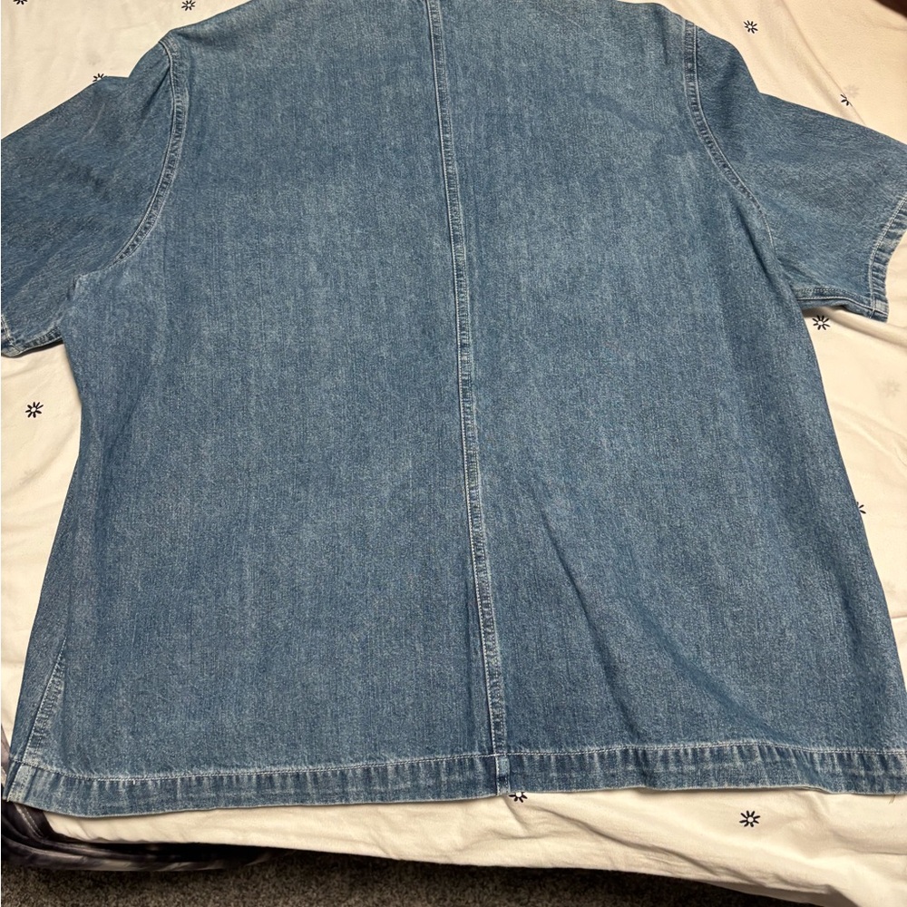 Denim Short Sleeve Shirt